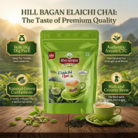 Hill Bagan Elaichi CTC Tea | Hand Picked From Hill Bagan 1 kg(Cardamom)